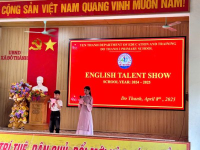 HỘI THI "ENGLISH TALENT SHOW"